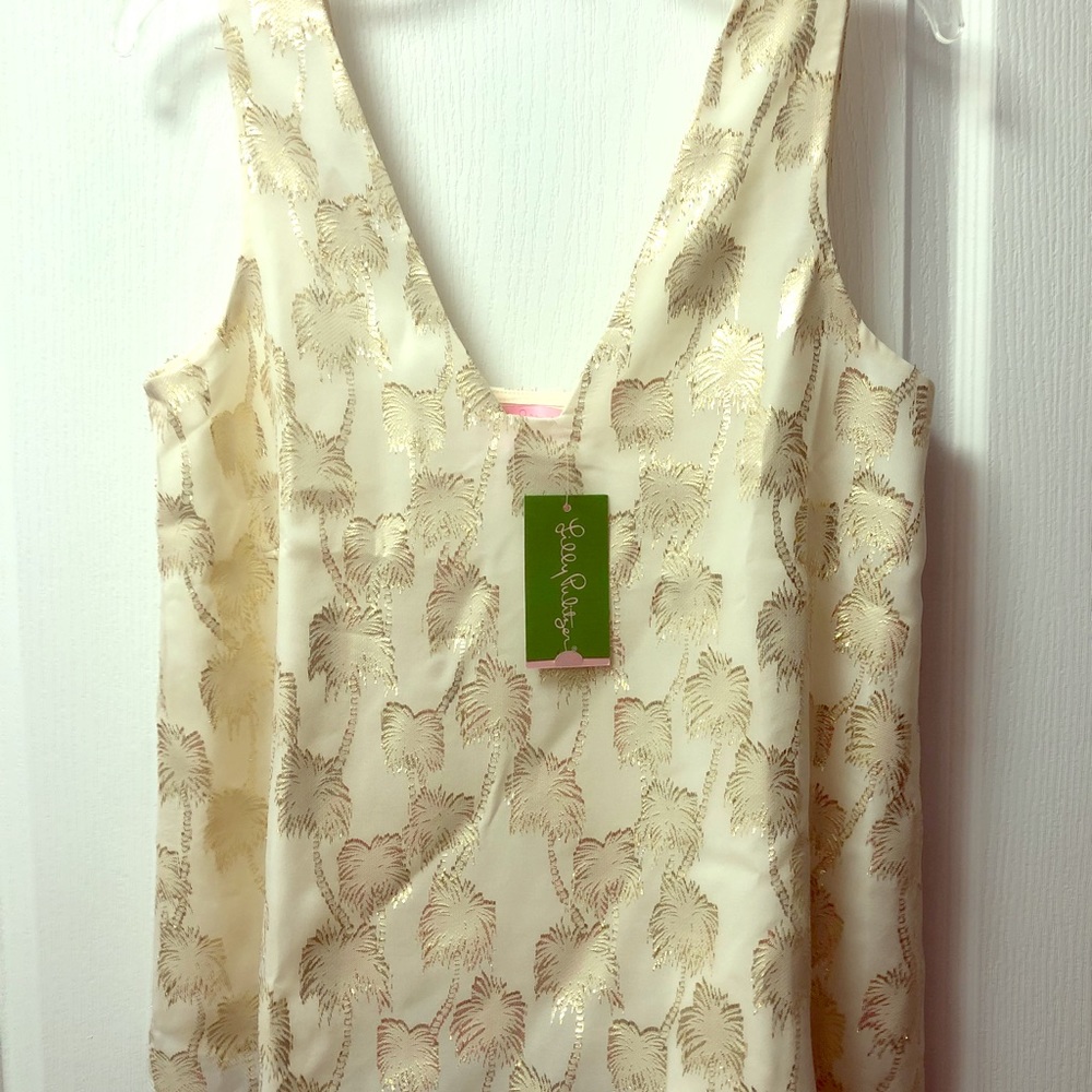 Lilly Pulitzer Owen Clip Silk Top